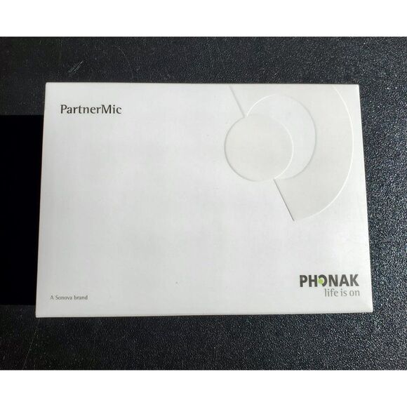 Phonak PartnerMic Wireless Microphone For Marvel/Paradise With Neck Cord & Cover - Picture 8 of 9